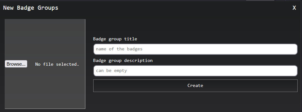 Upload Panel
